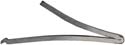 Mainspring, left, tempered steel, tempered